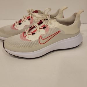 Nike Women's Ace Summerlite White Red Golf mesh Shoes Size 7.5